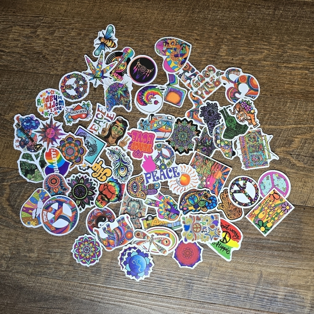 Peace Love Sticker Pack